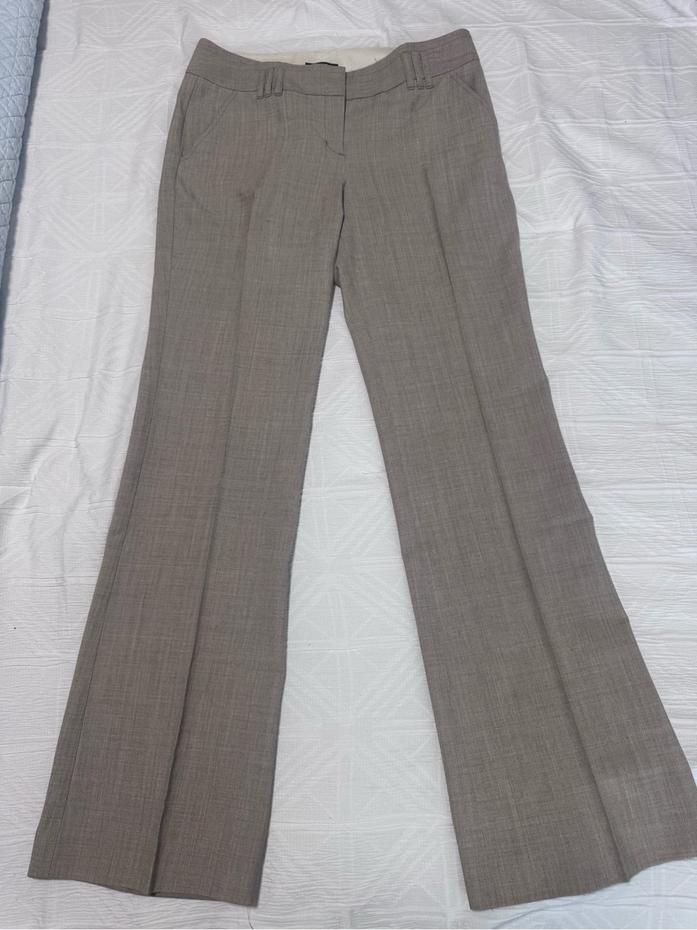 Express Women's Taupe-Brown Boot Cut Dress Pants